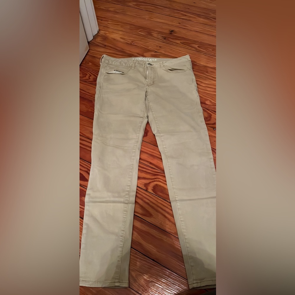 Khaki jeggings